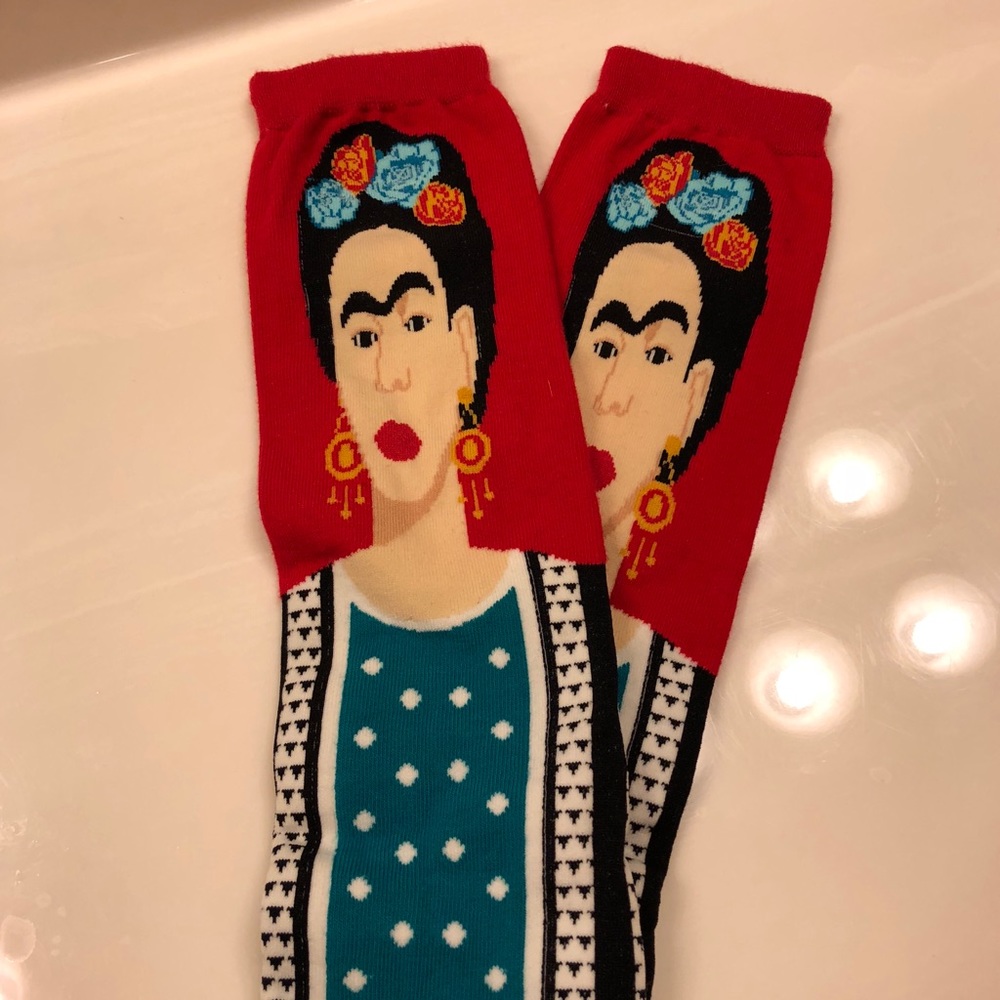 Brand New Frida Kahlo inspired Socks